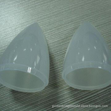 Plastic injection molding for candle LED cover with PC material